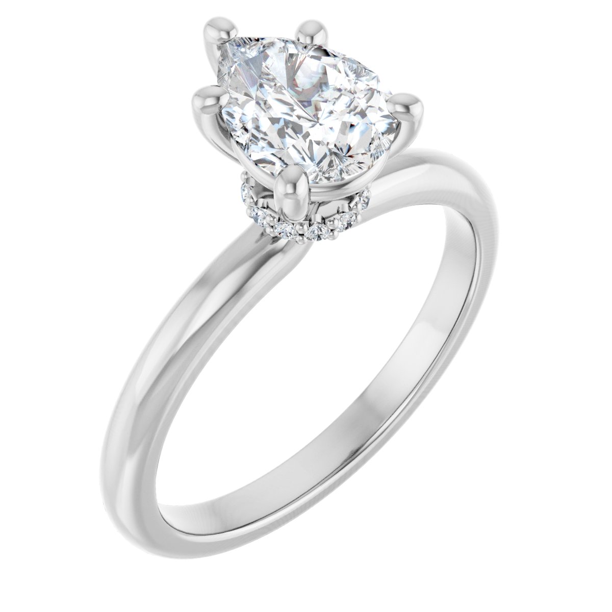 Accented Engagement Ring
