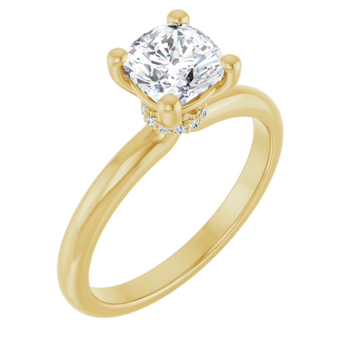 Accented Engagement Ring