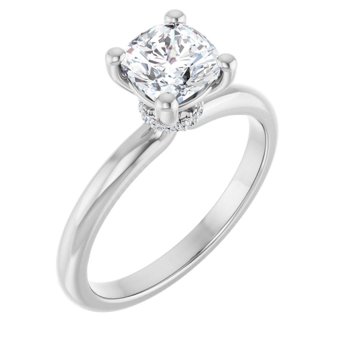 Accented Engagement Ring