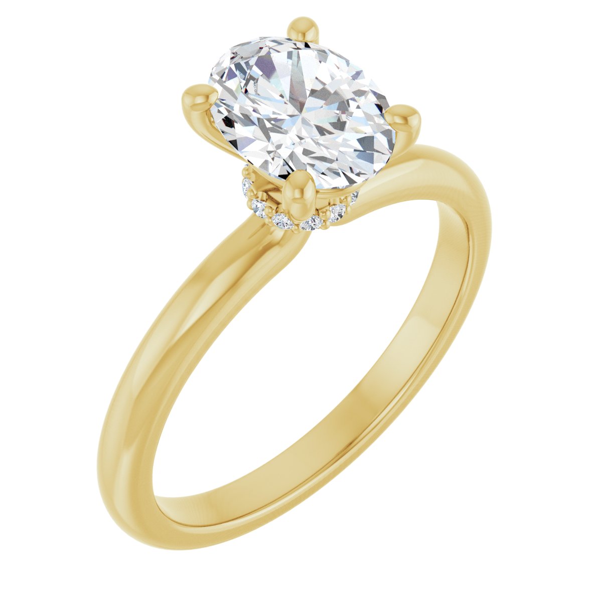 Accented Engagement Ring