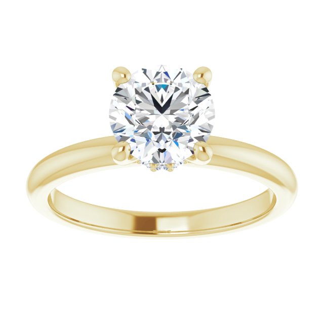Accented Engagement Ring