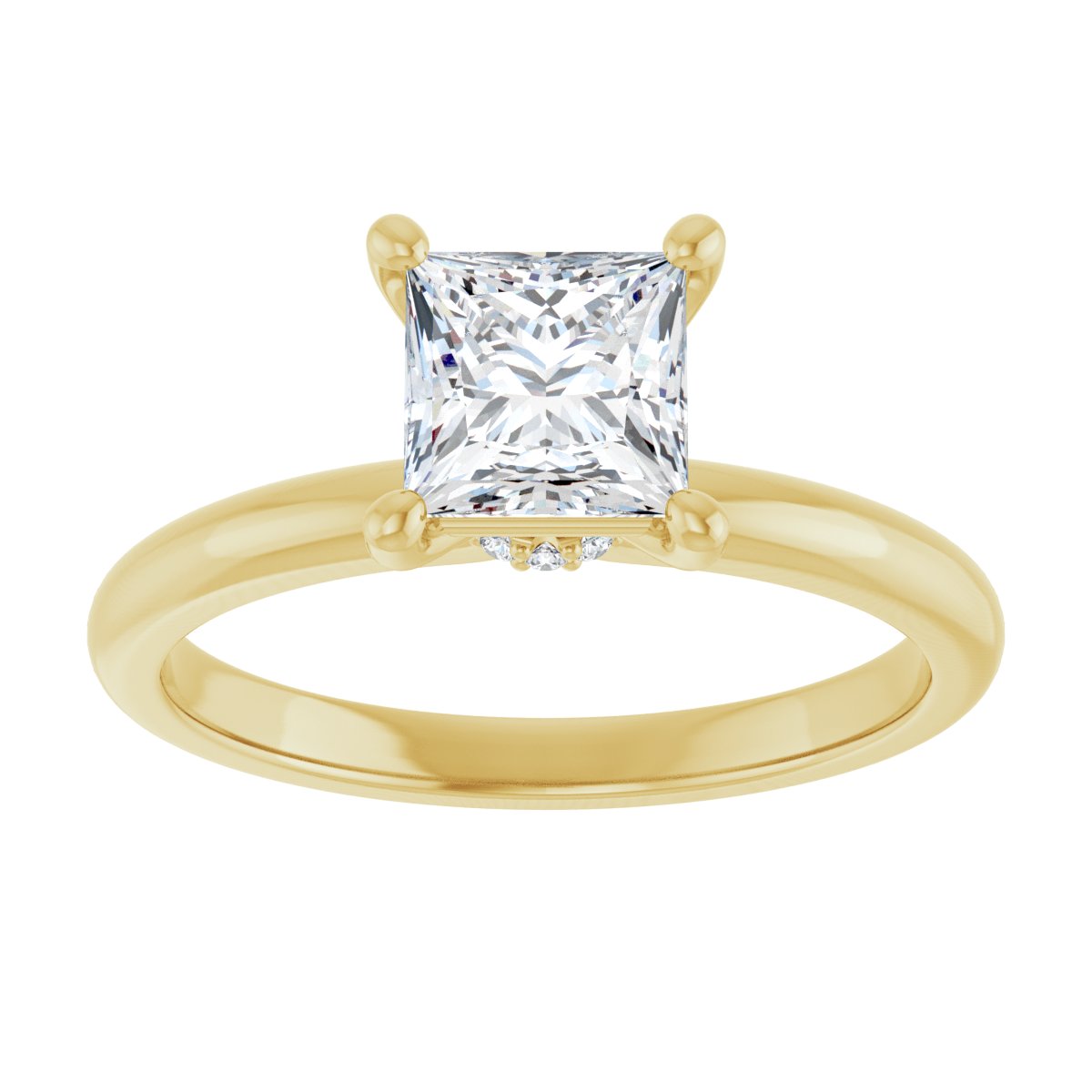 Accented Engagement Ring
