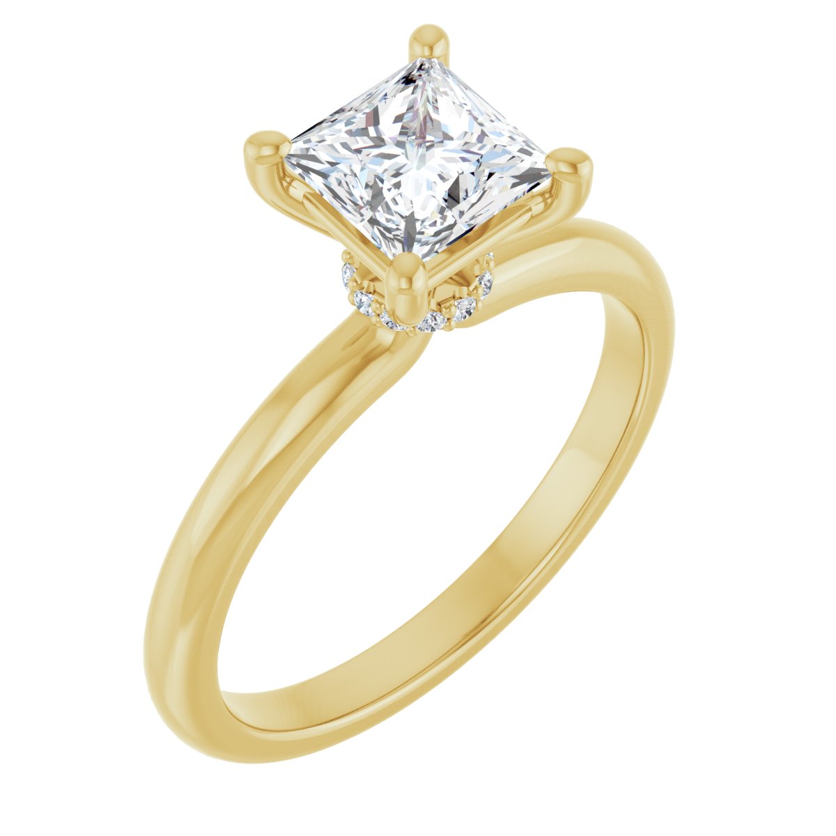 Accented Engagement Ring