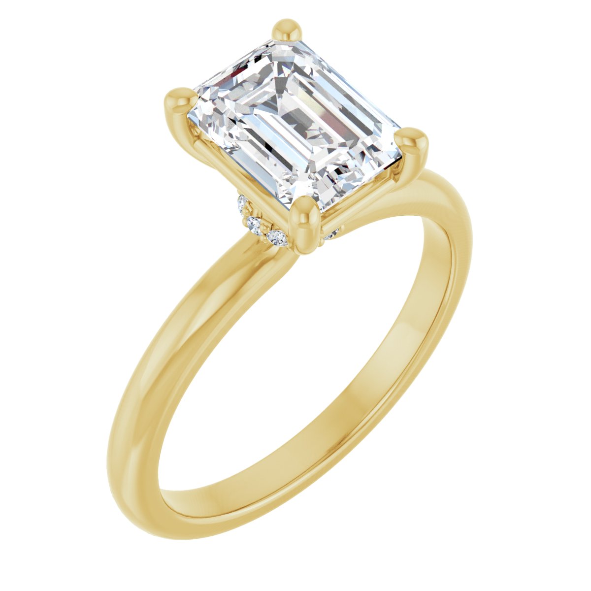 Accented Engagement Ring
