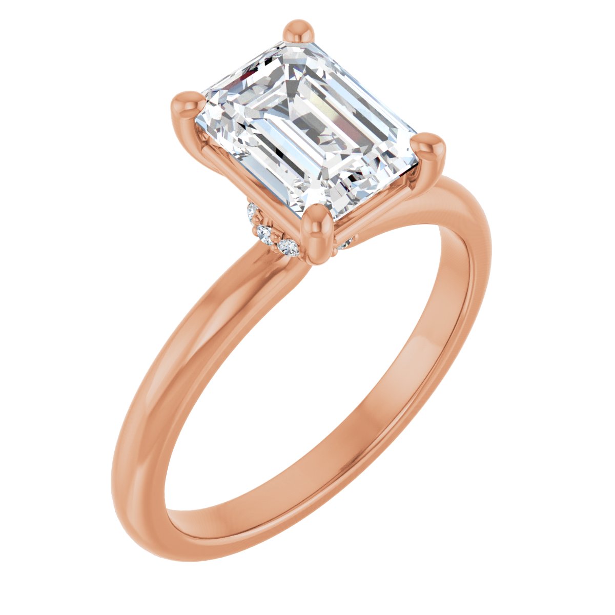 Accented Engagement Ring