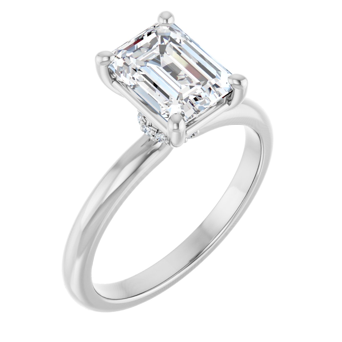 Accented Engagement Ring