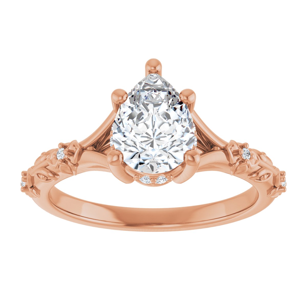 Accented Engagement Ring