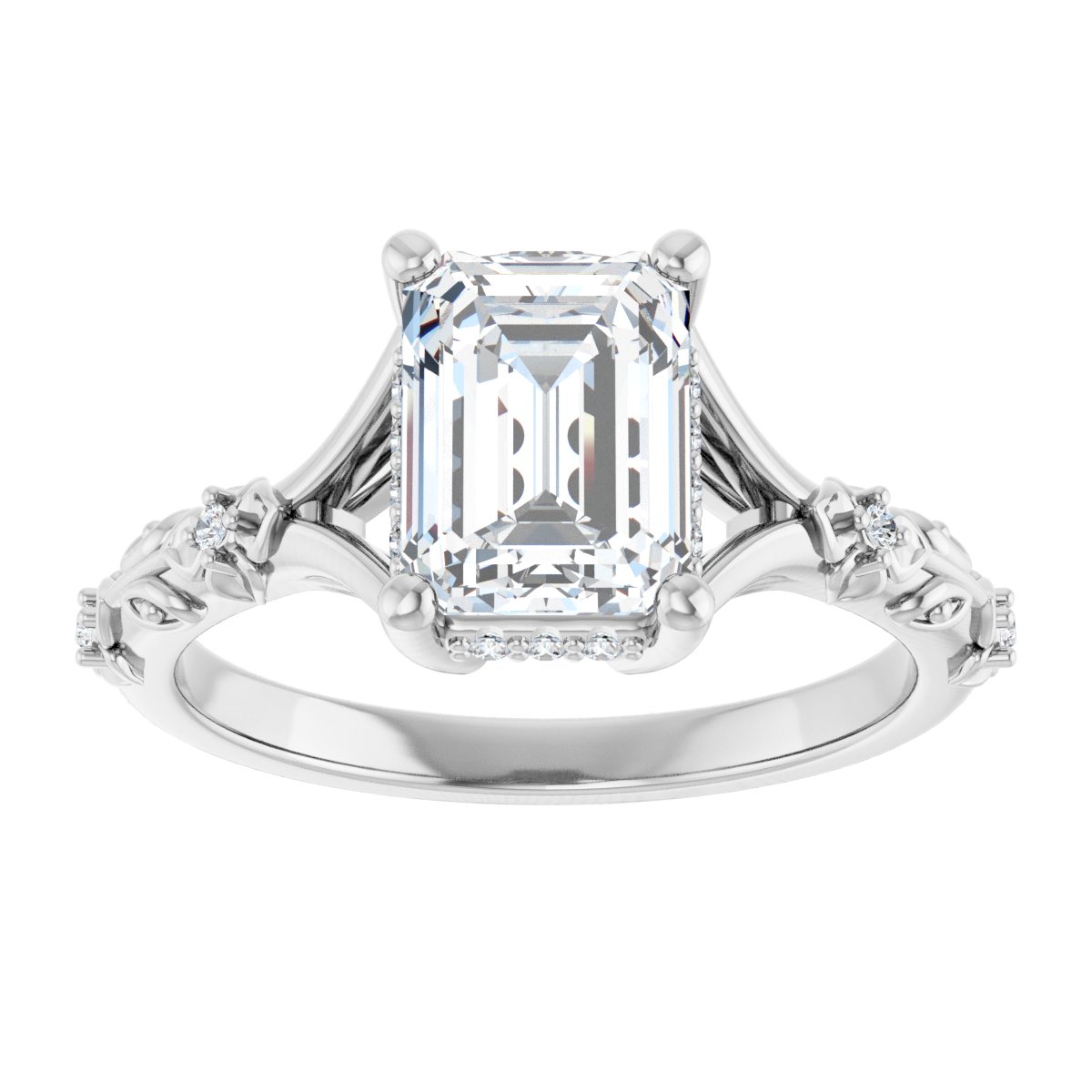 Accented Engagement Ring