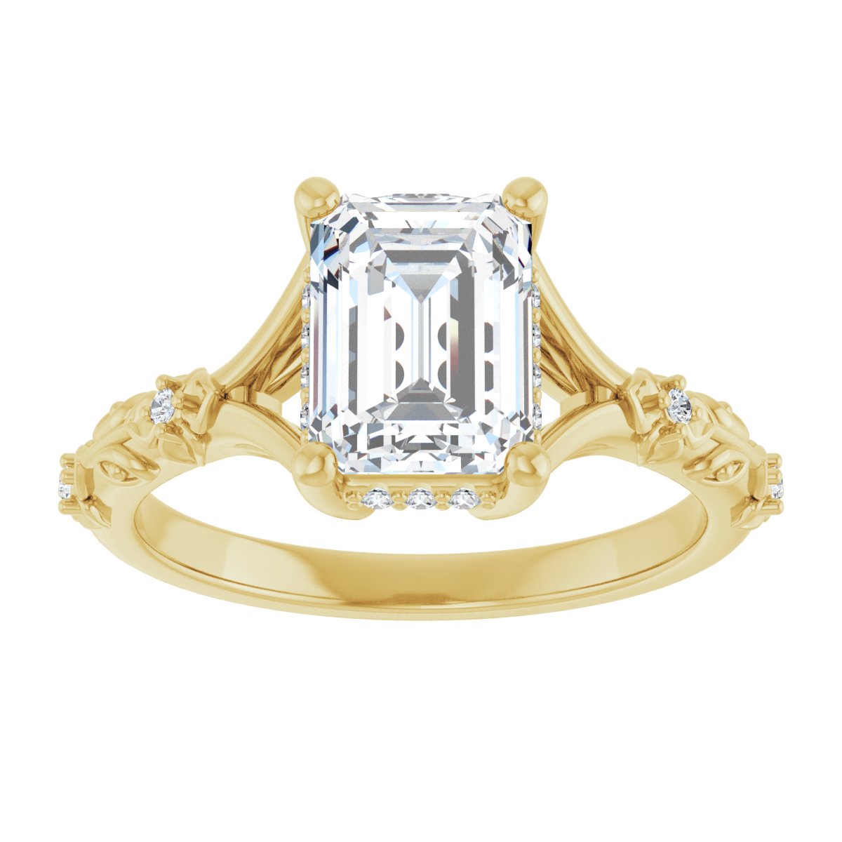 Accented Engagement Ring