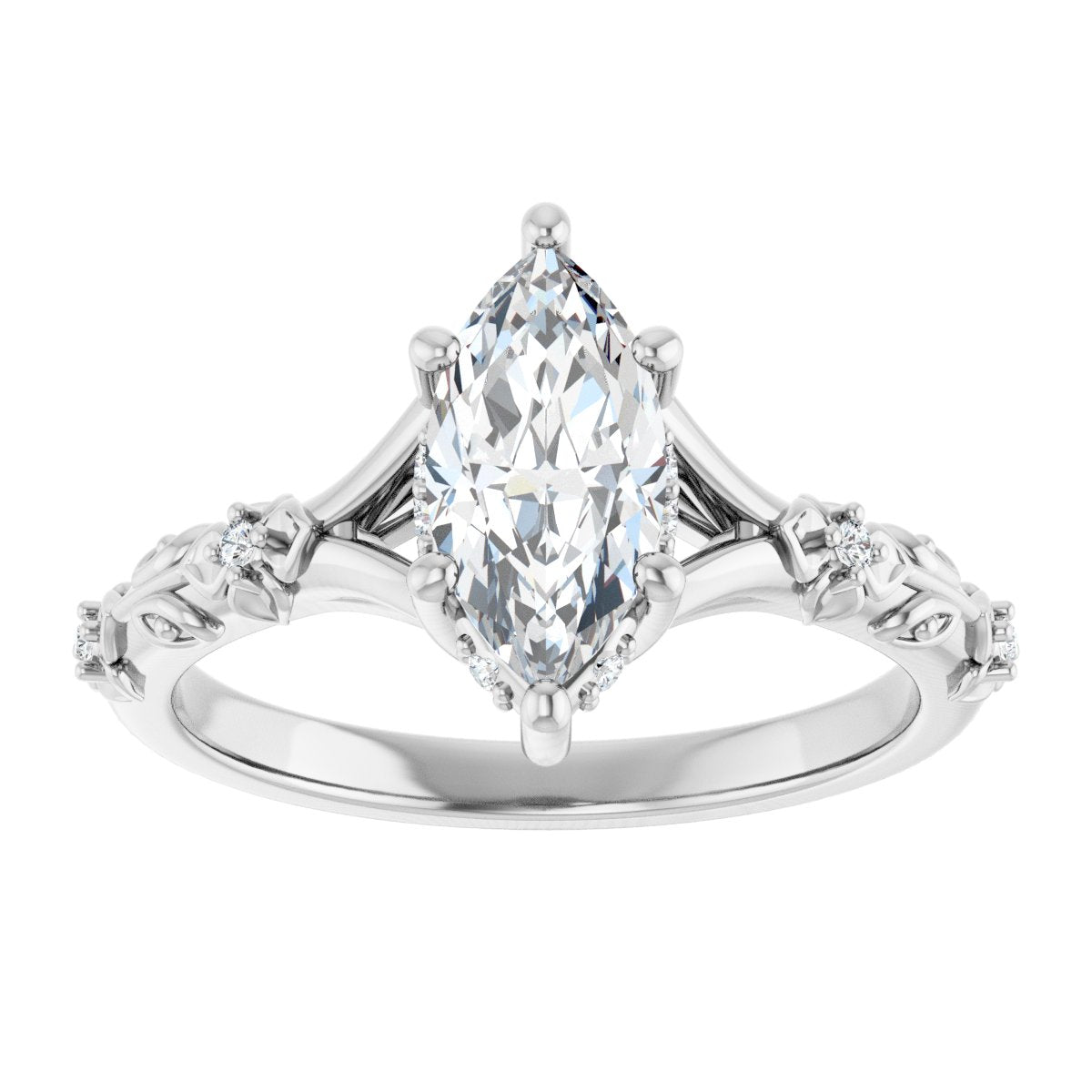 Accented Engagement Ring