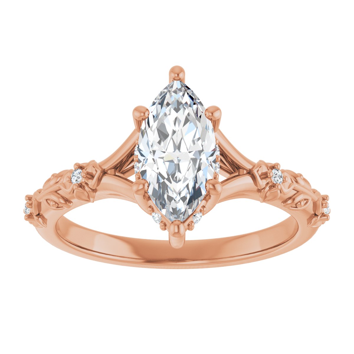 Accented Engagement Ring
