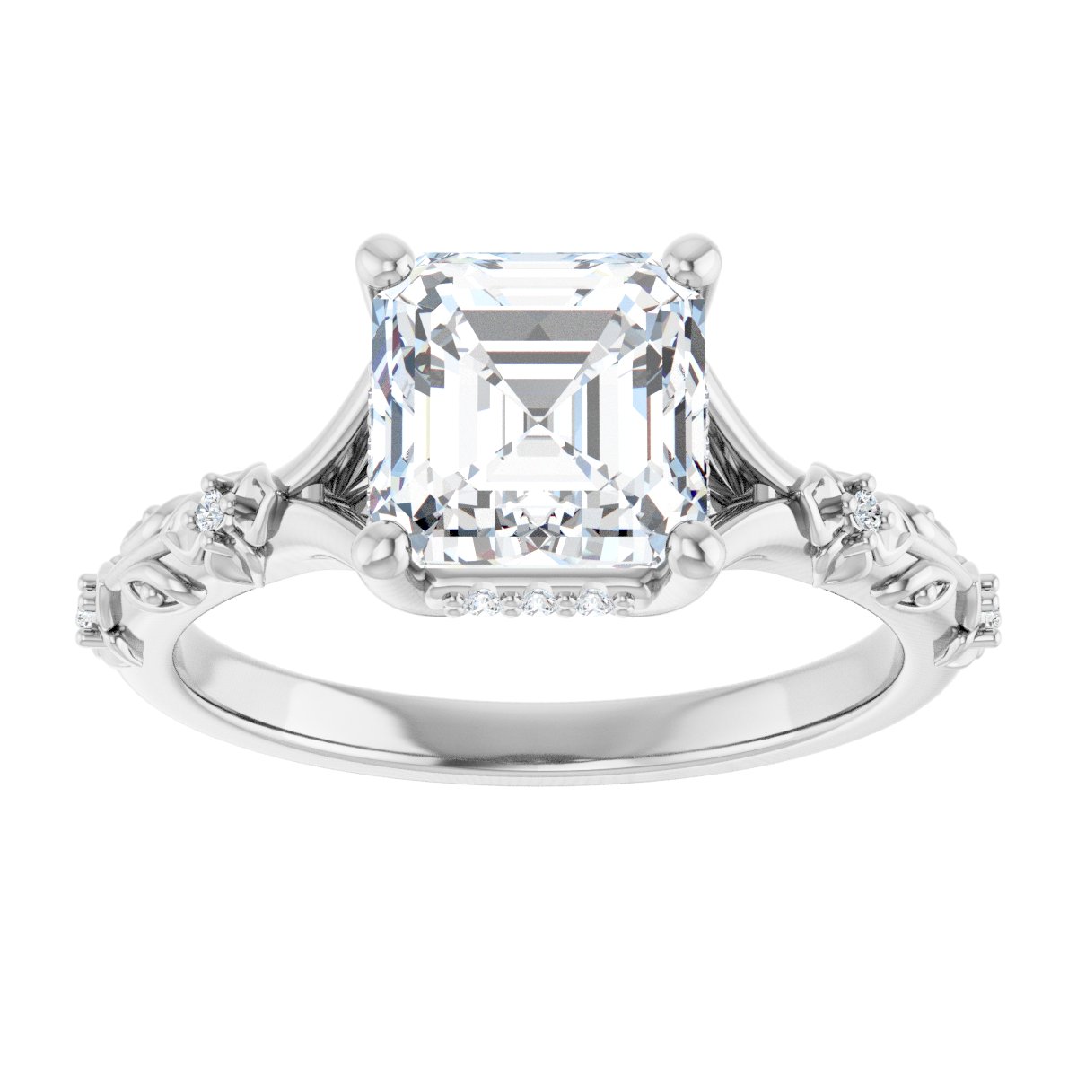 Accented Engagement Ring