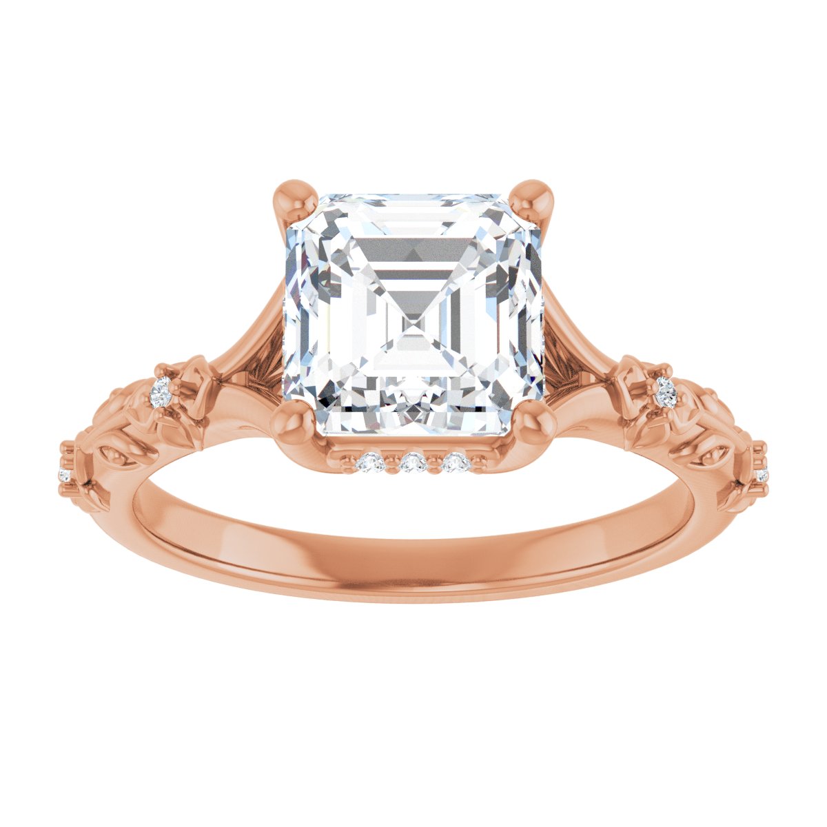 Accented Engagement Ring