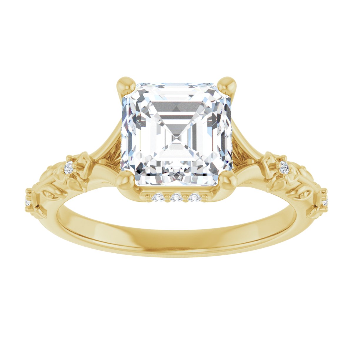 Accented Engagement Ring