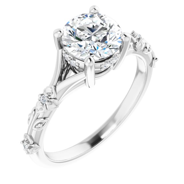 Accented Engagement Ring