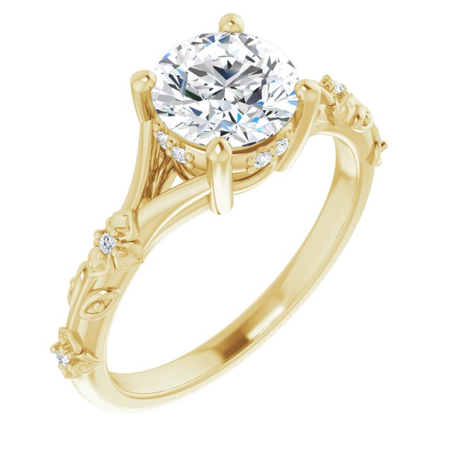 Accented Engagement Ring