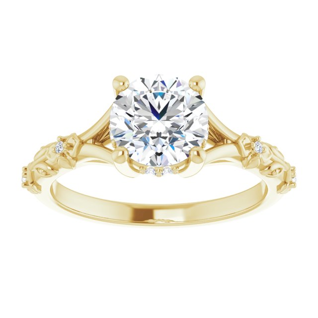 Accented Engagement Ring