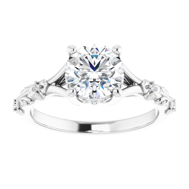 Accented Engagement Ring