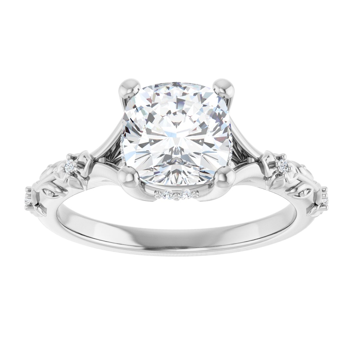 Accented Engagement Ring