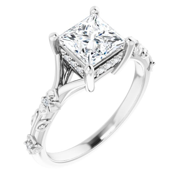 Accented Engagement Ring