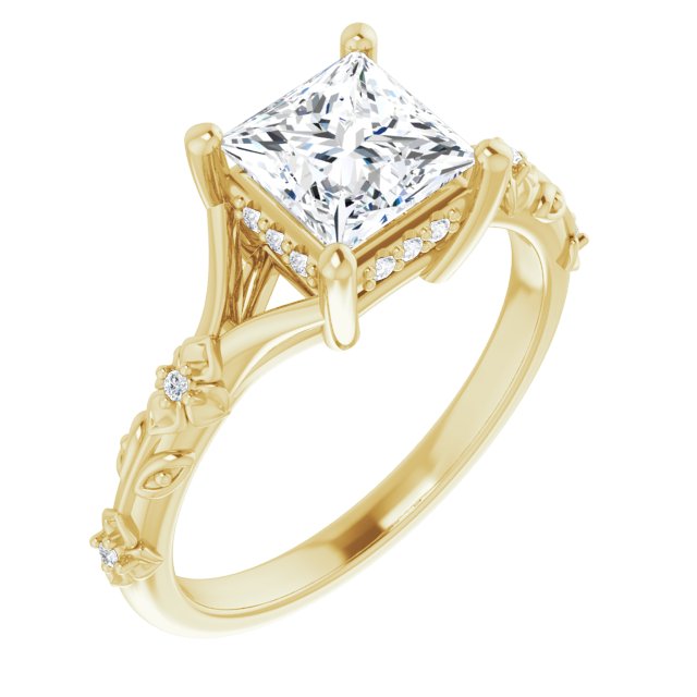 Accented Engagement Ring