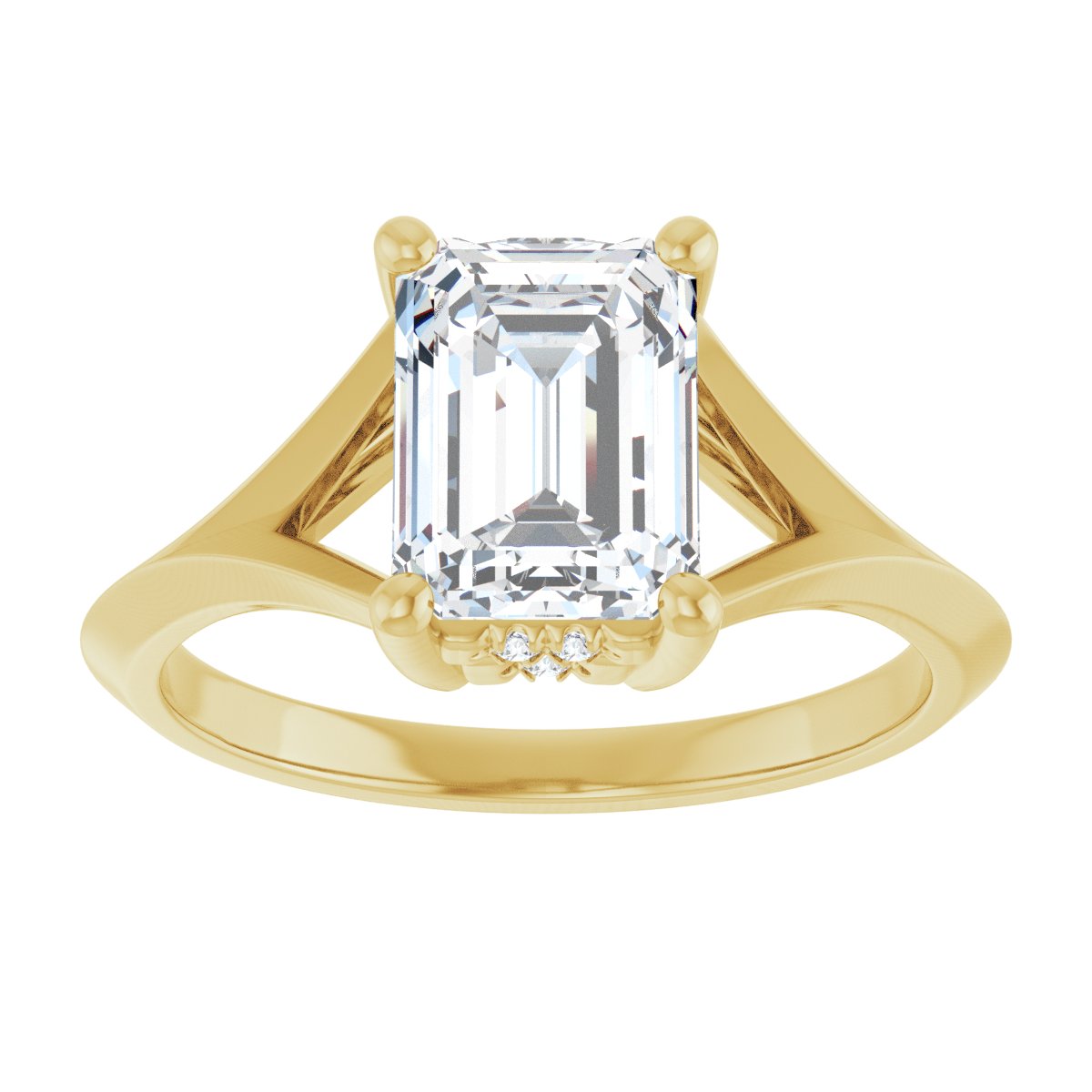 Accented Engagement Ring