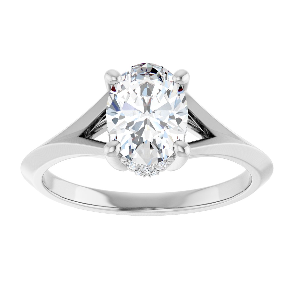 Accented Engagement Ring