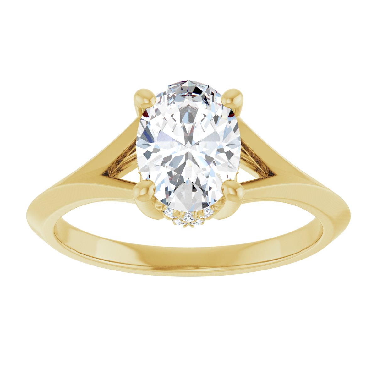 Accented Engagement Ring