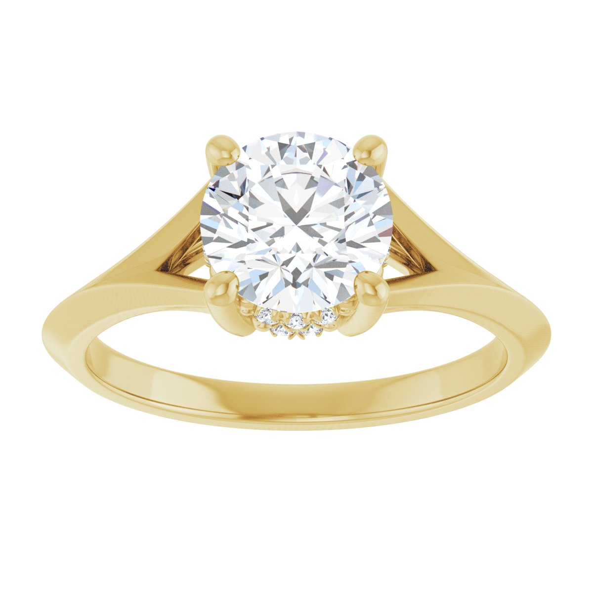 Accented Engagement Ring