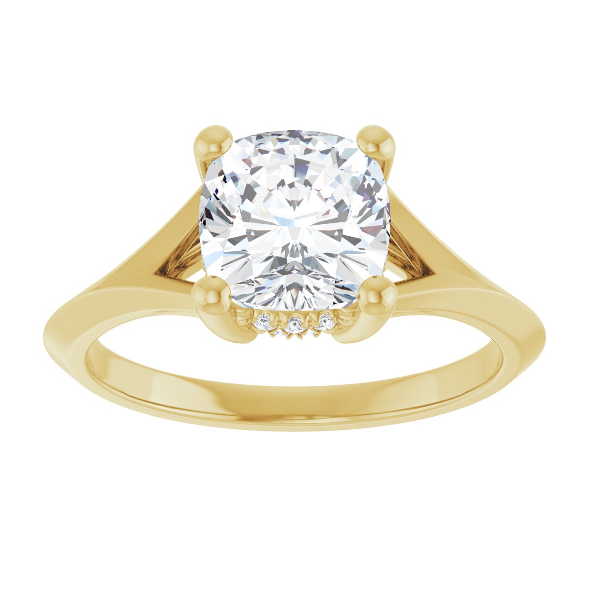 Accented Engagement Ring