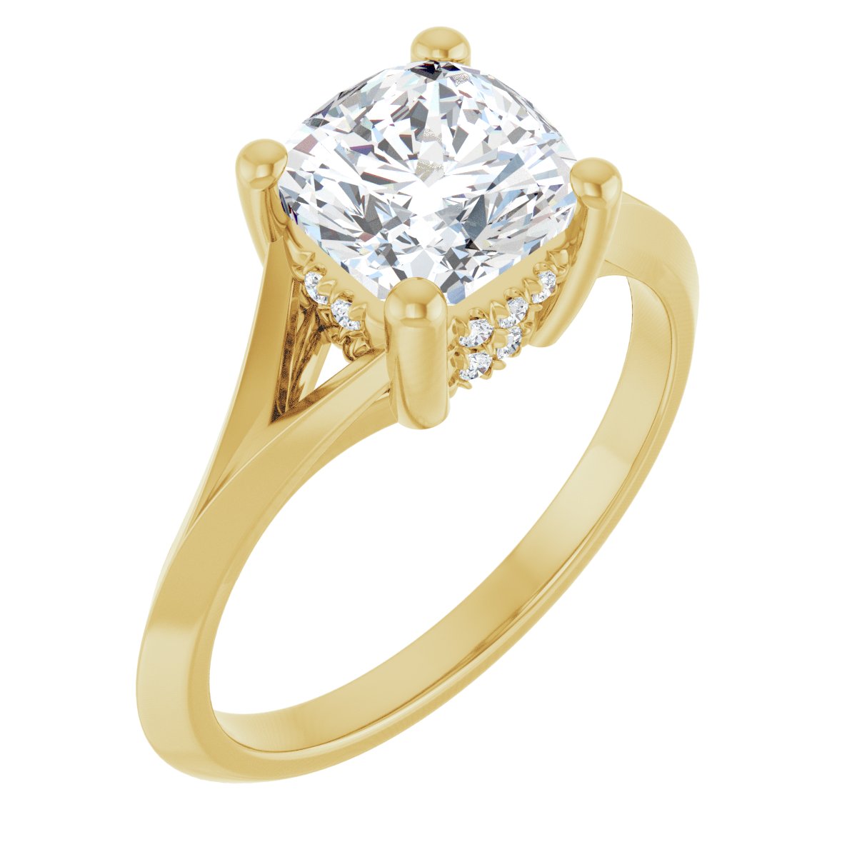 Accented Engagement Ring