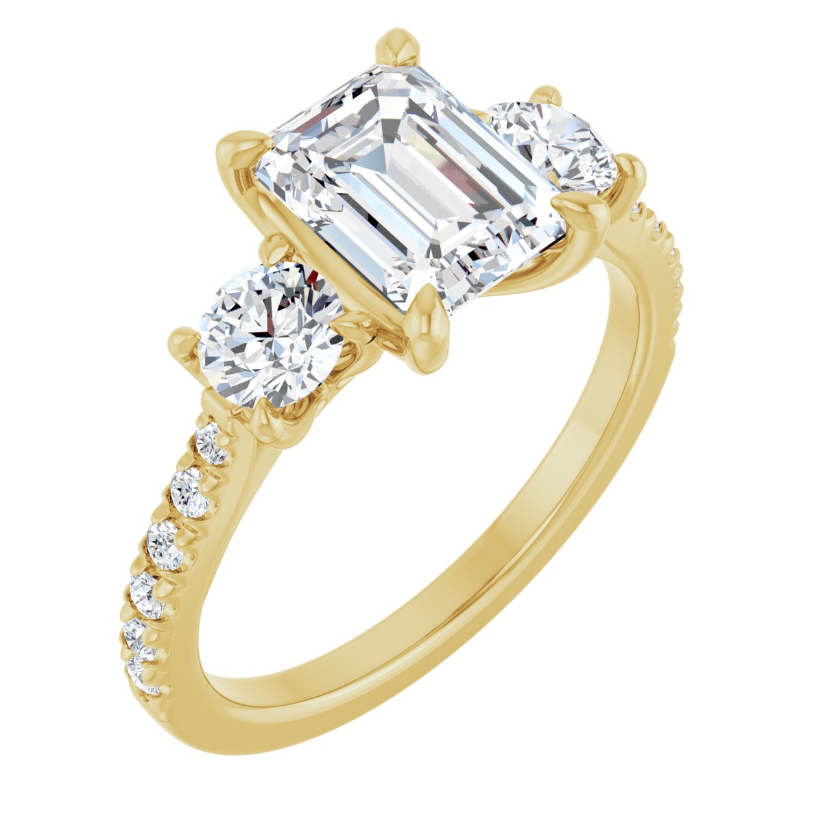 Three-Stone Engagement Ring