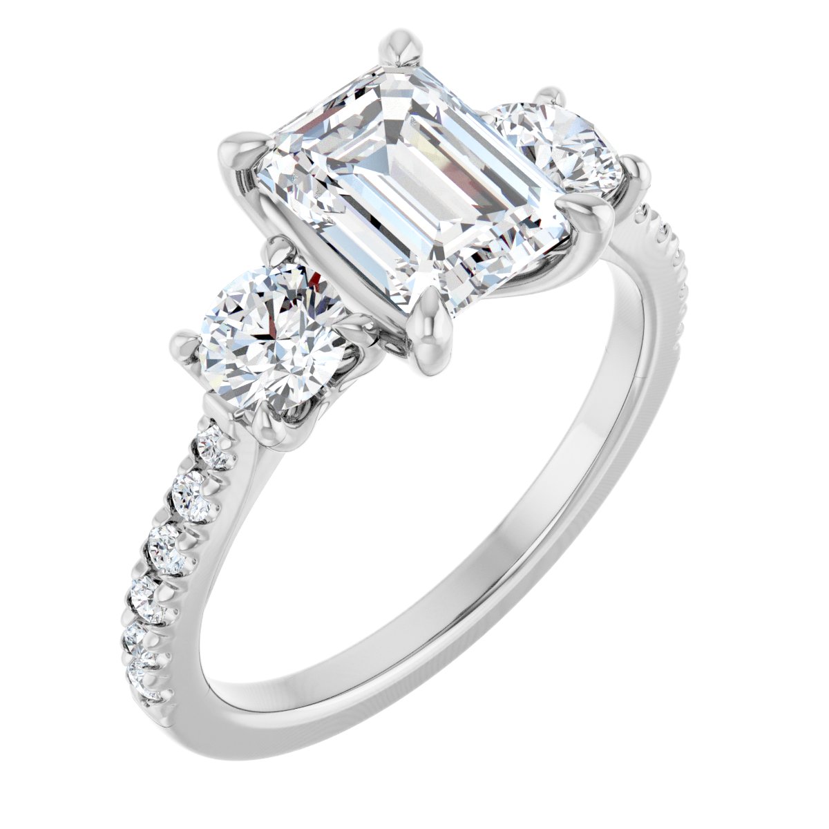 Three-Stone Engagement Ring