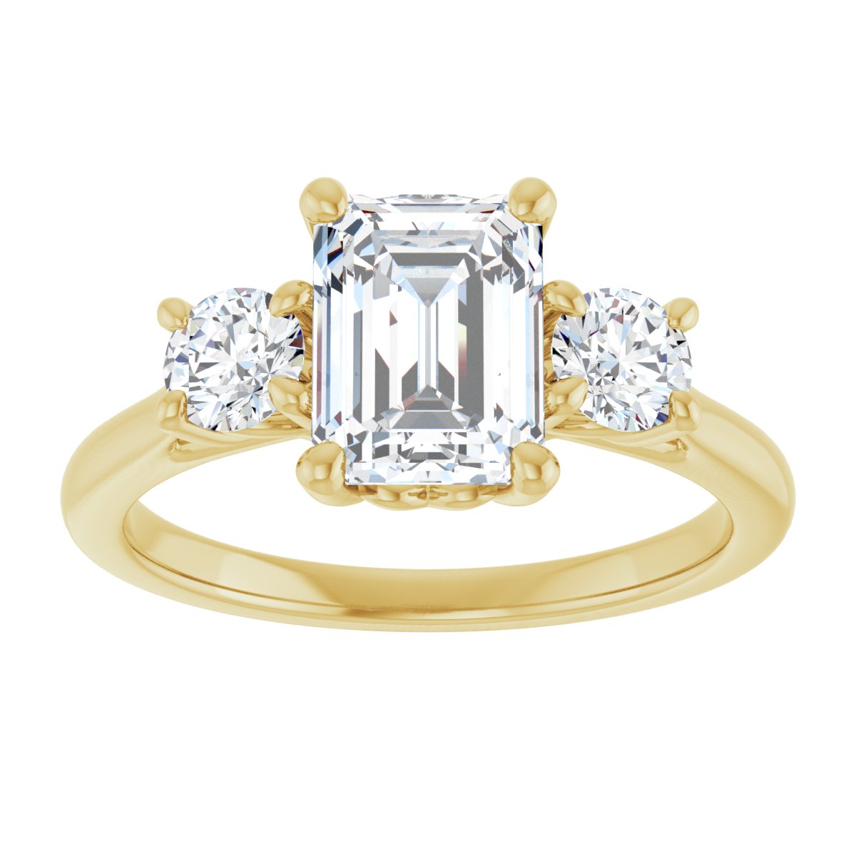 Three-Stone Engagement Ring