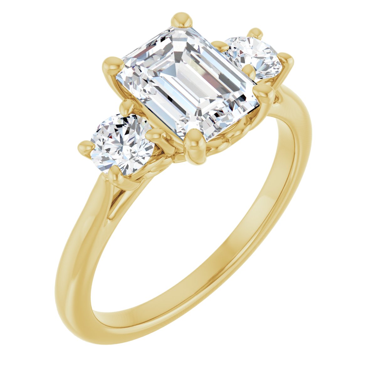 Three-Stone Engagement Ring