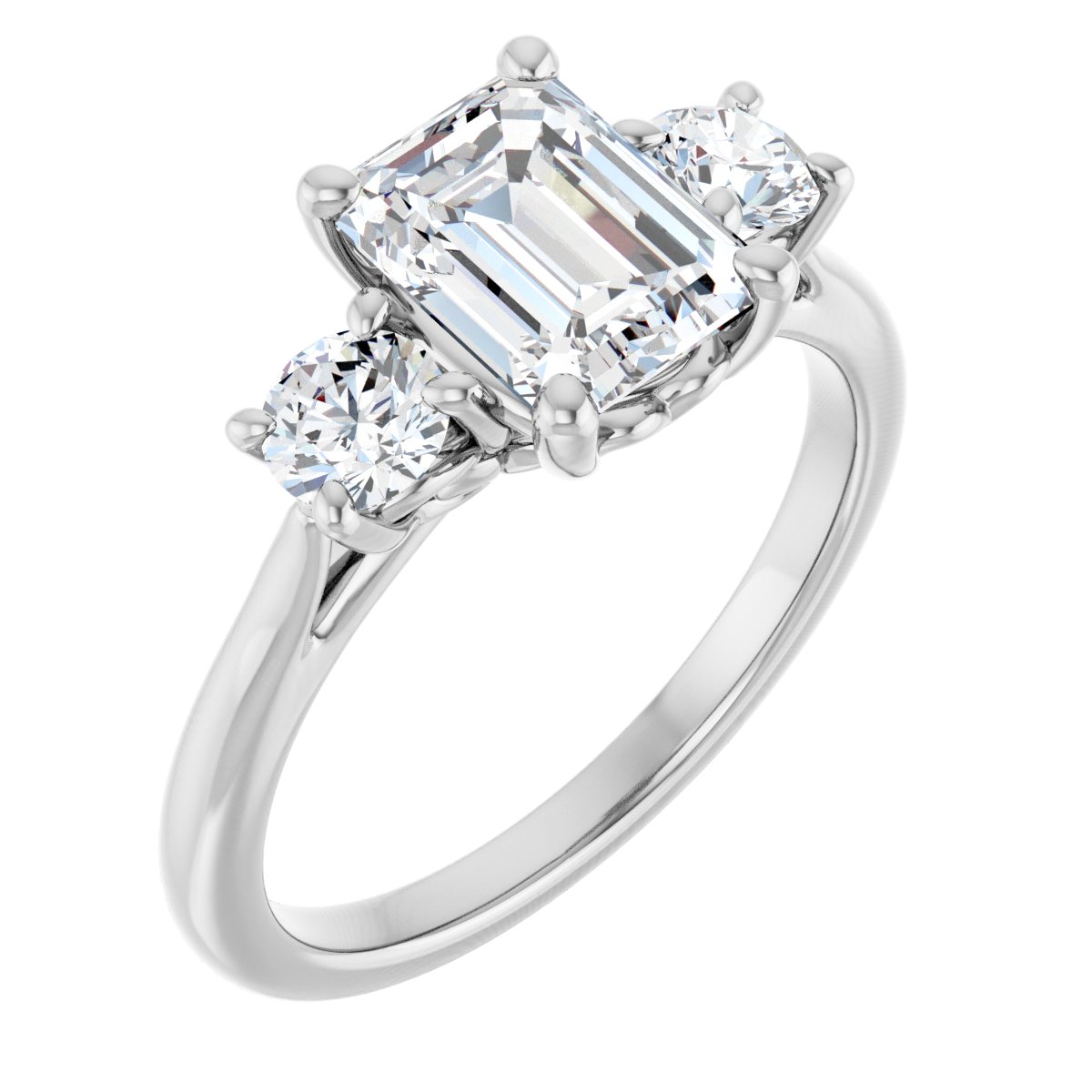 Three-Stone Engagement Ring