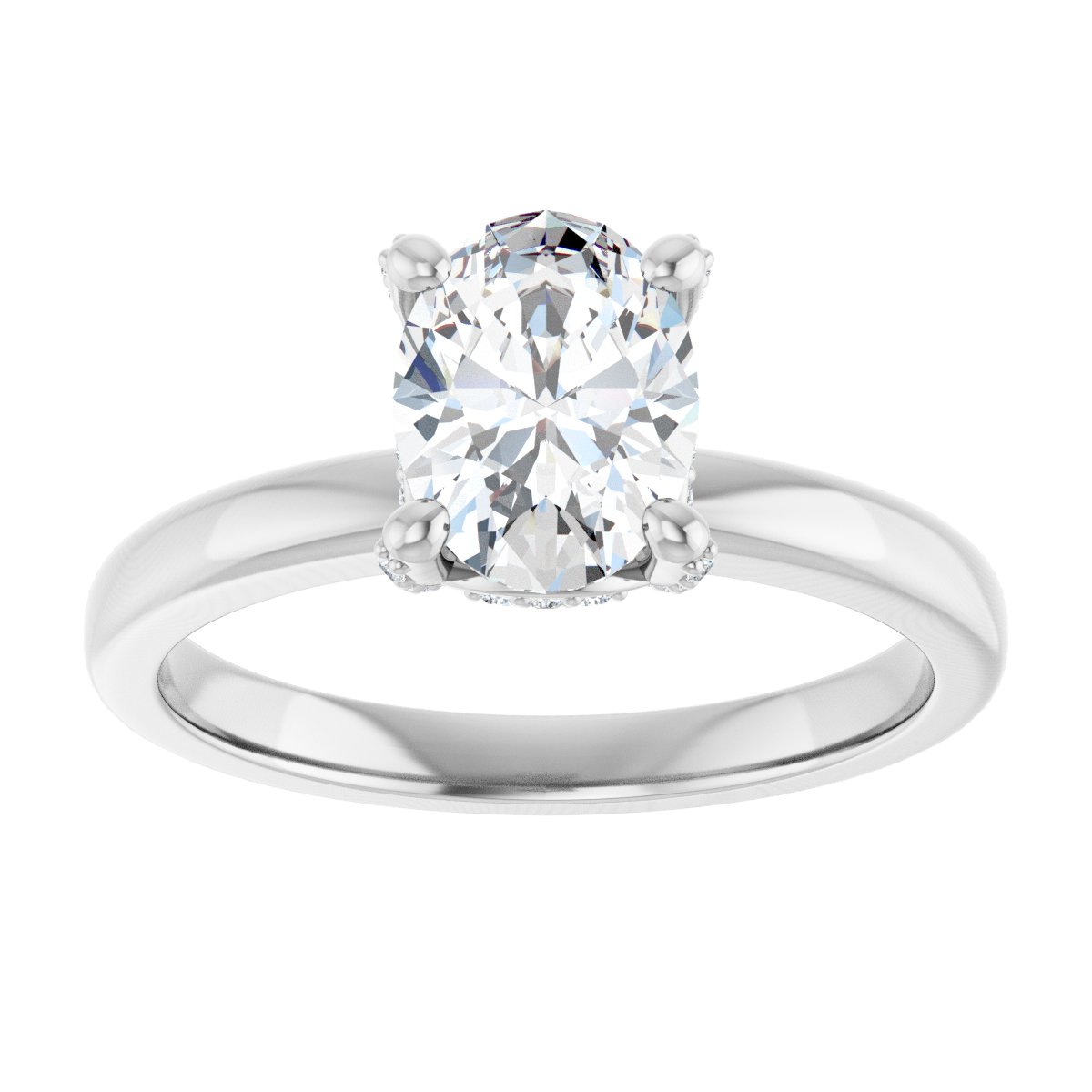 Accented Engagement Ring
