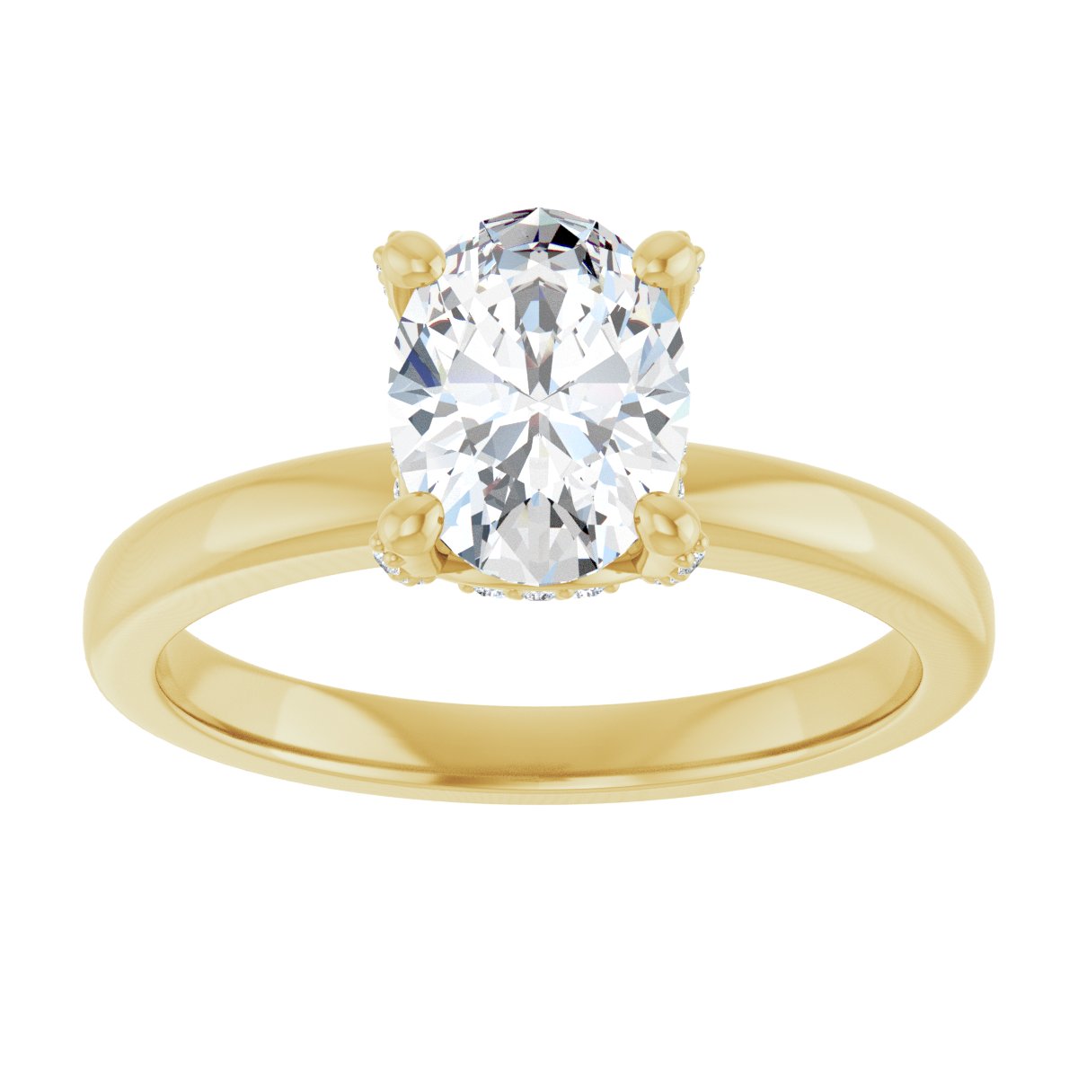 Accented Engagement Ring