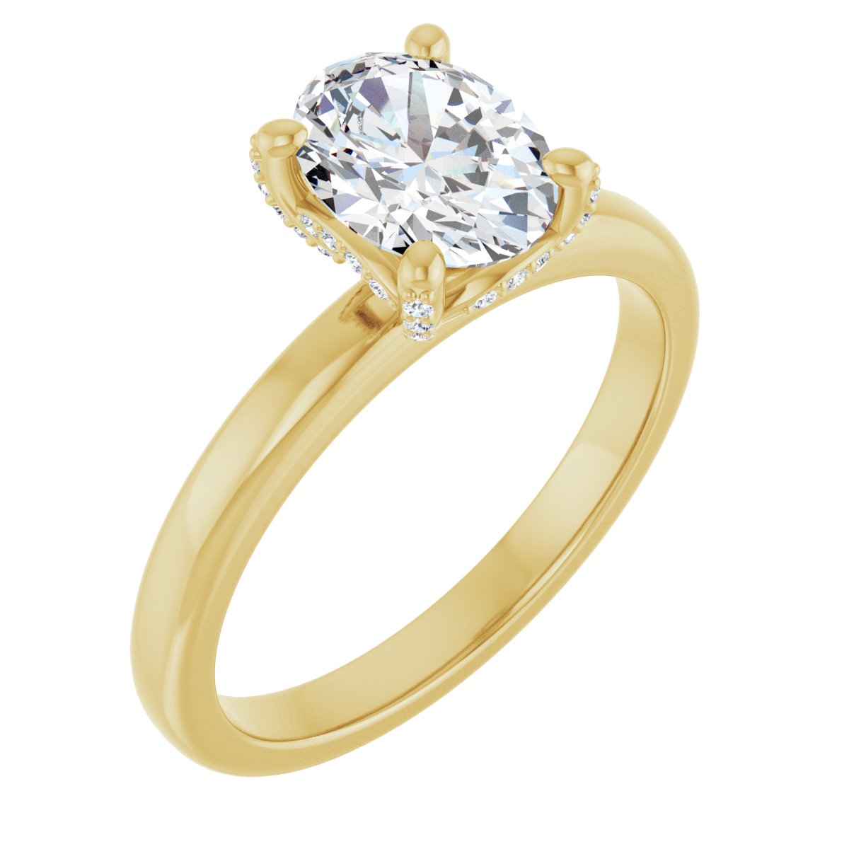 Accented Engagement Ring