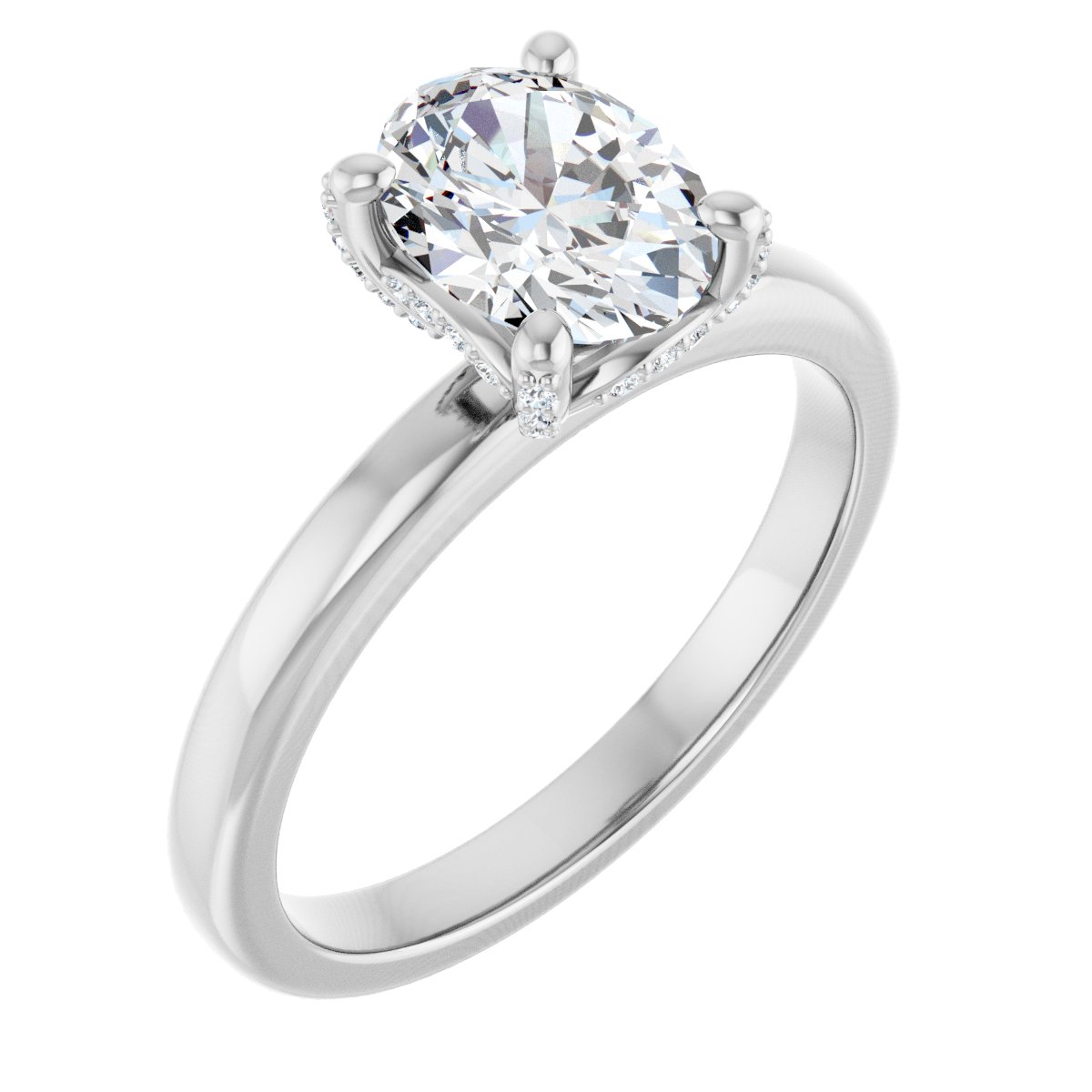 Accented Engagement Ring