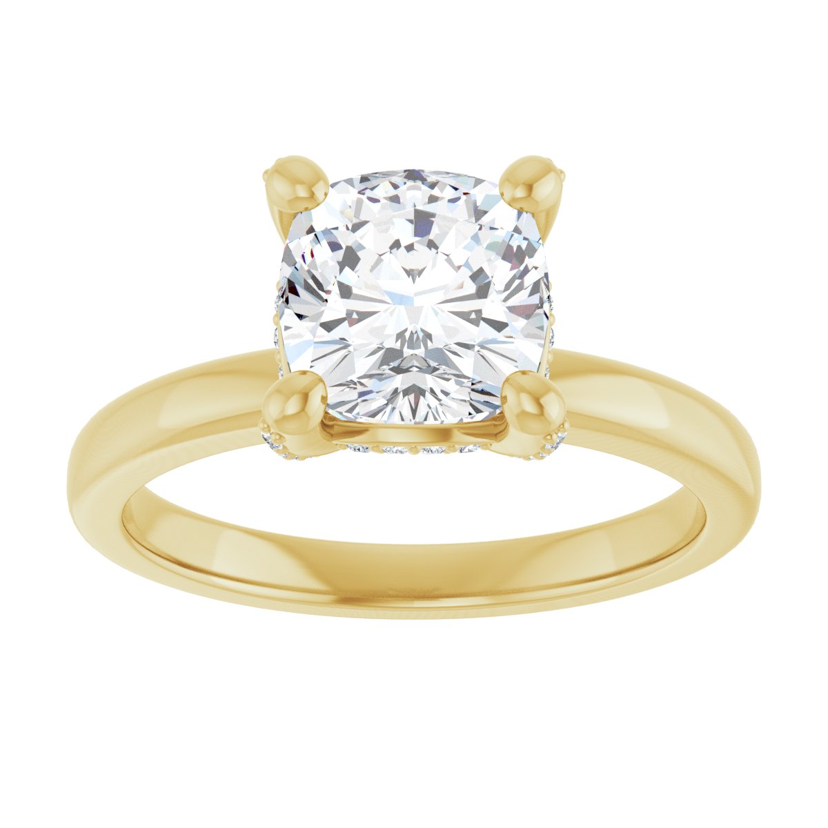 Accented Engagement Ring