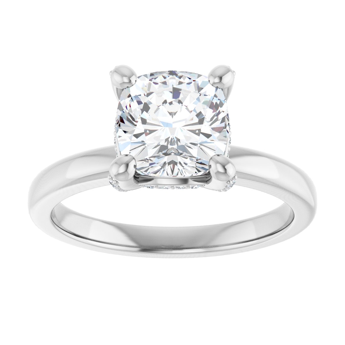 Accented Engagement Ring