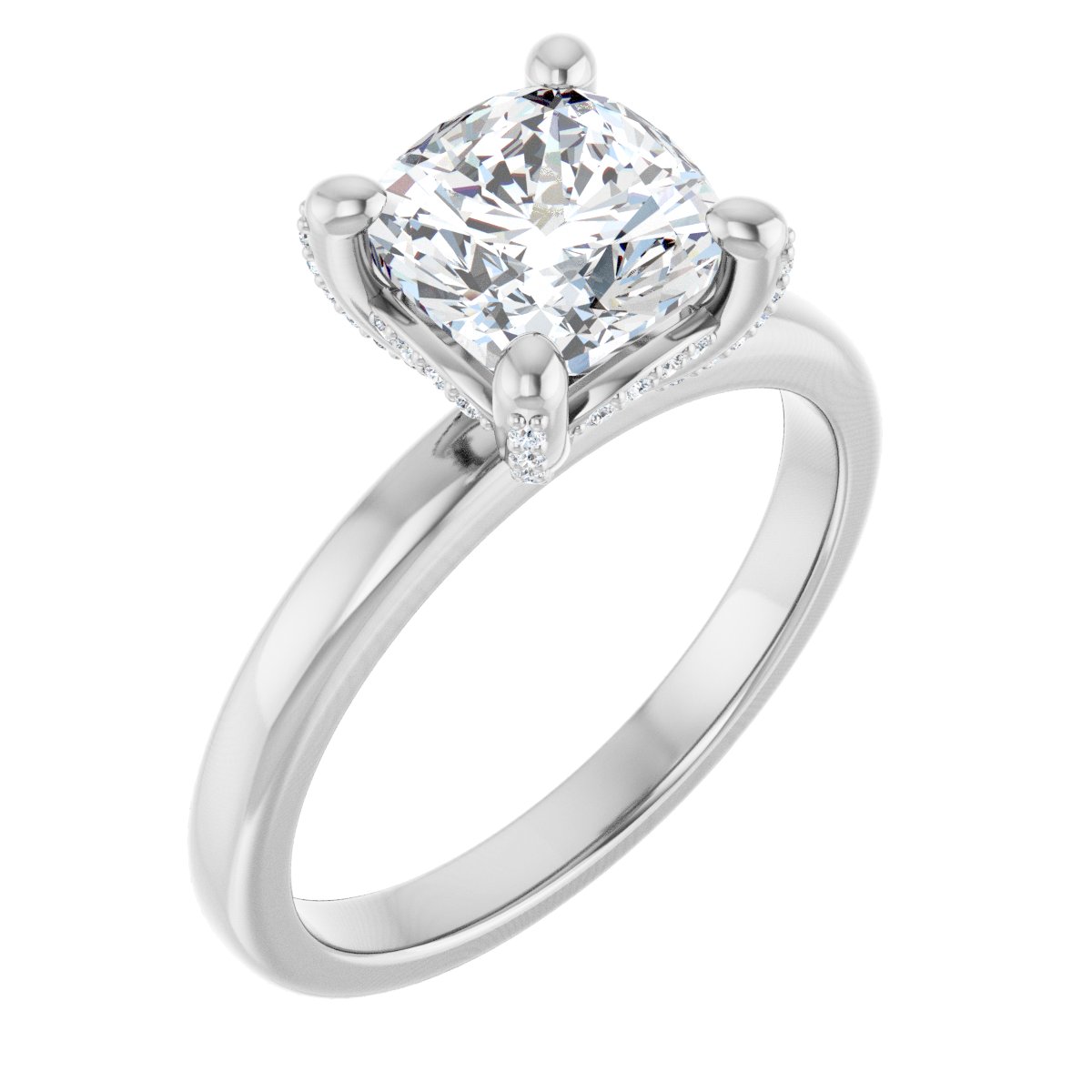 Accented Engagement Ring