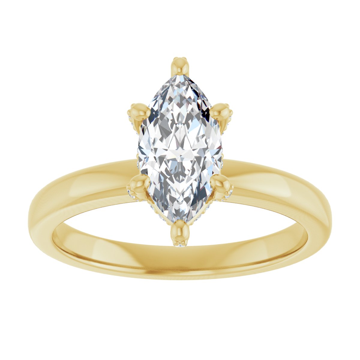 Accented Engagement Ring