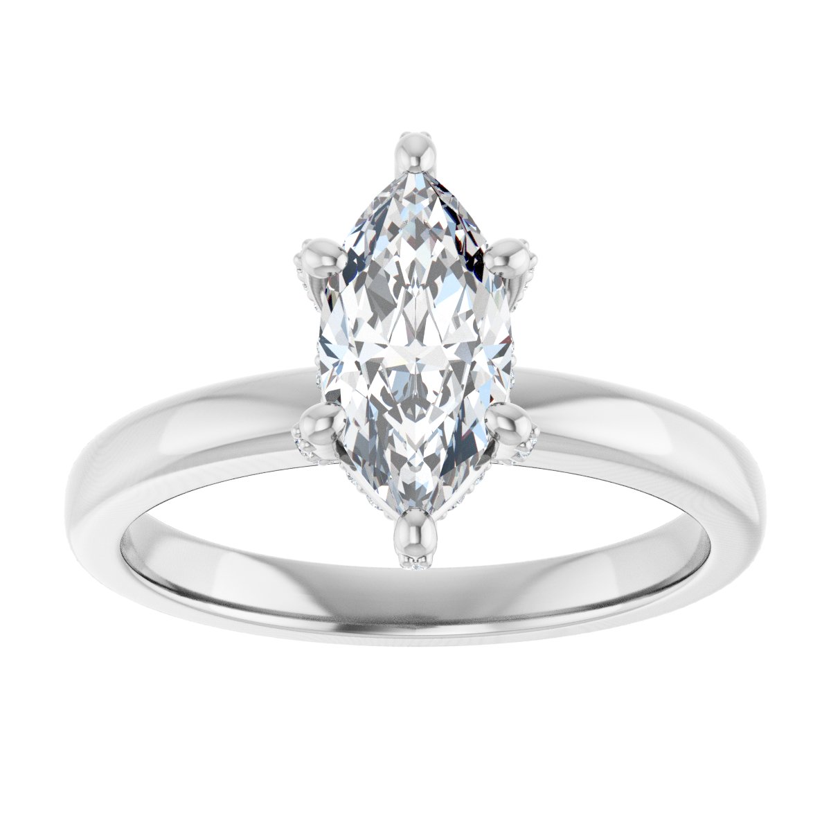 Accented Engagement Ring