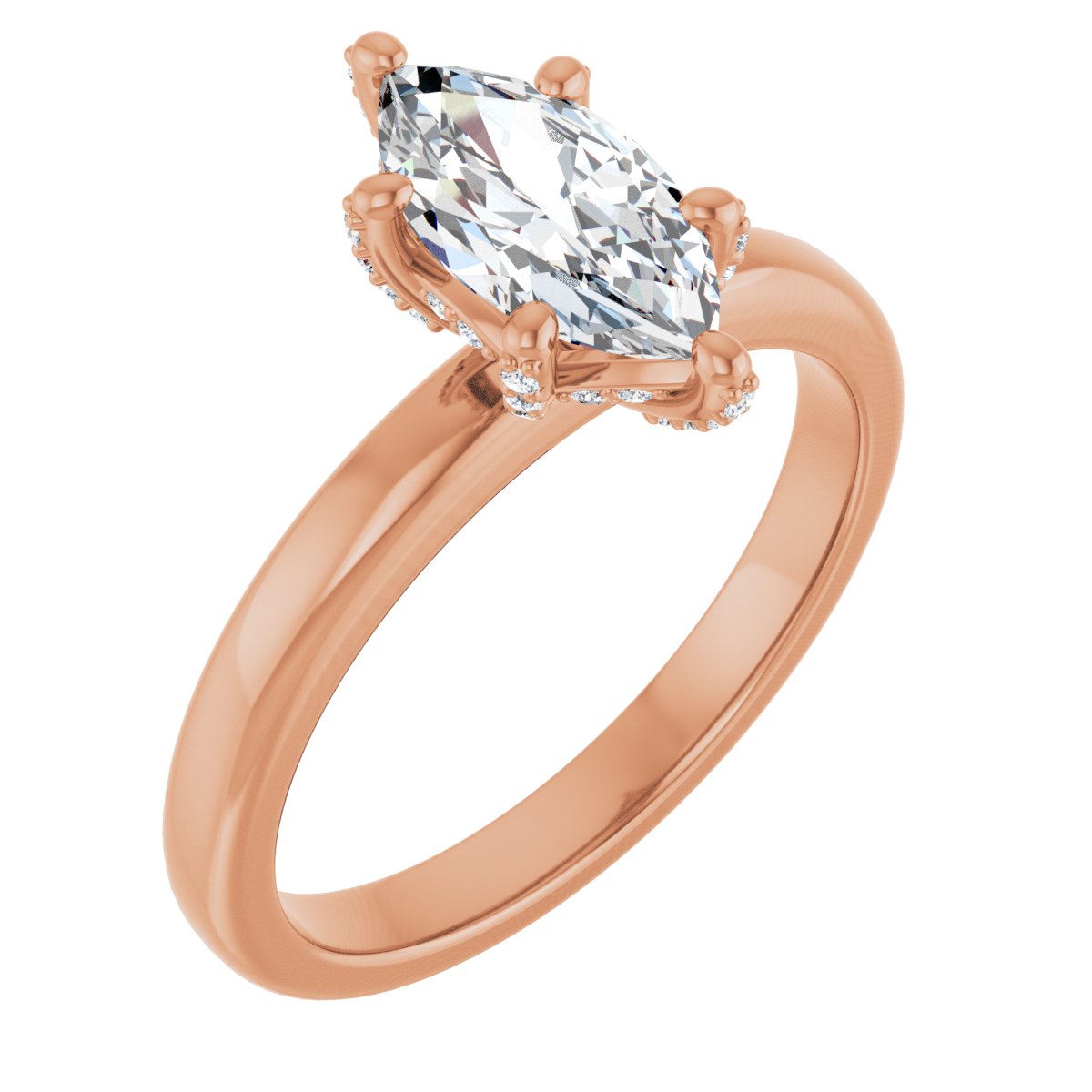 Accented Engagement Ring