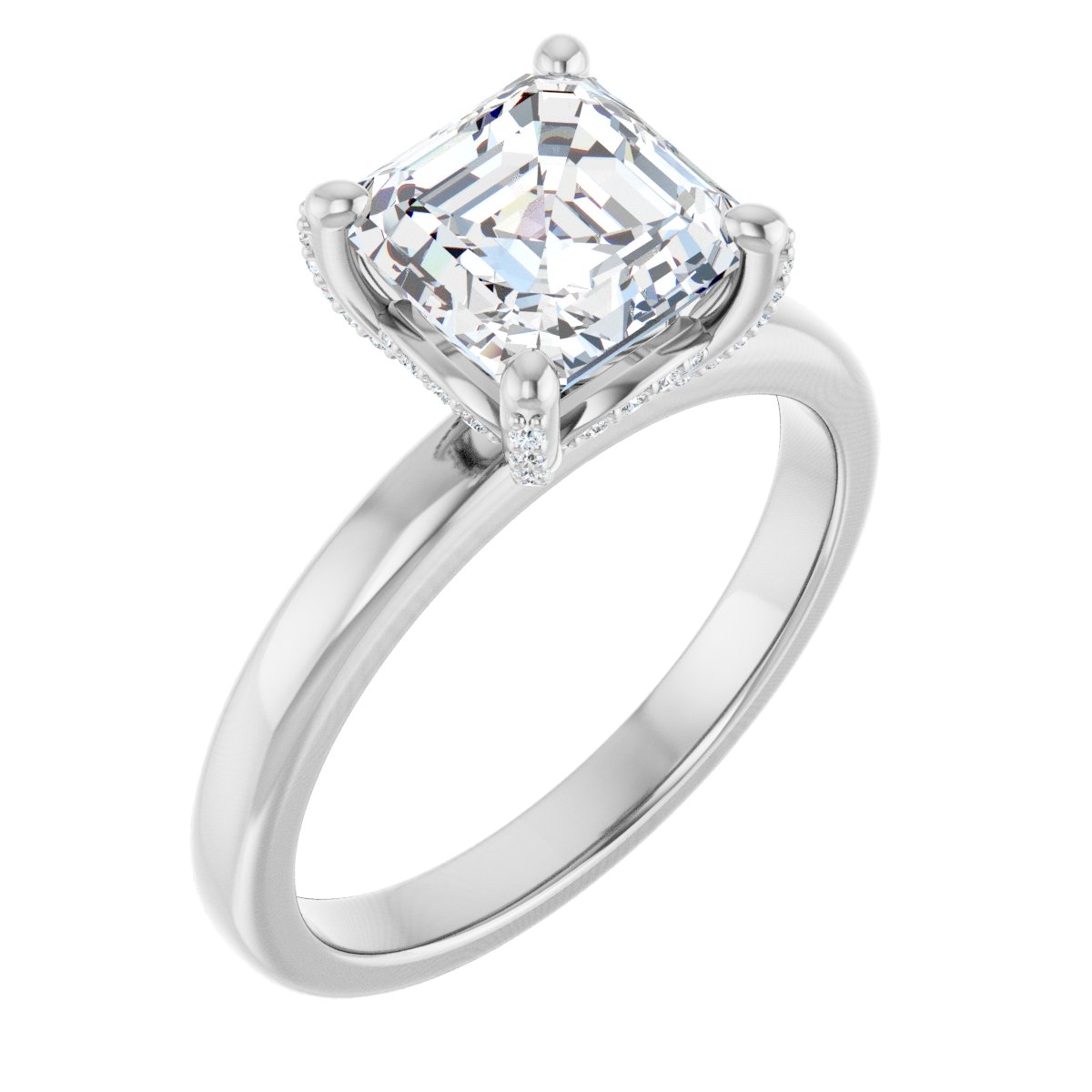 Accented Engagement Ring