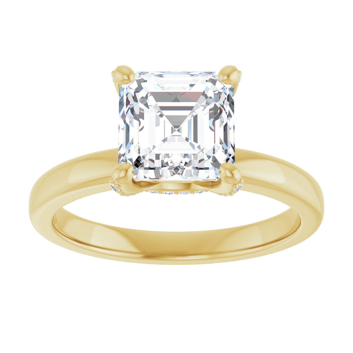 Accented Engagement Ring