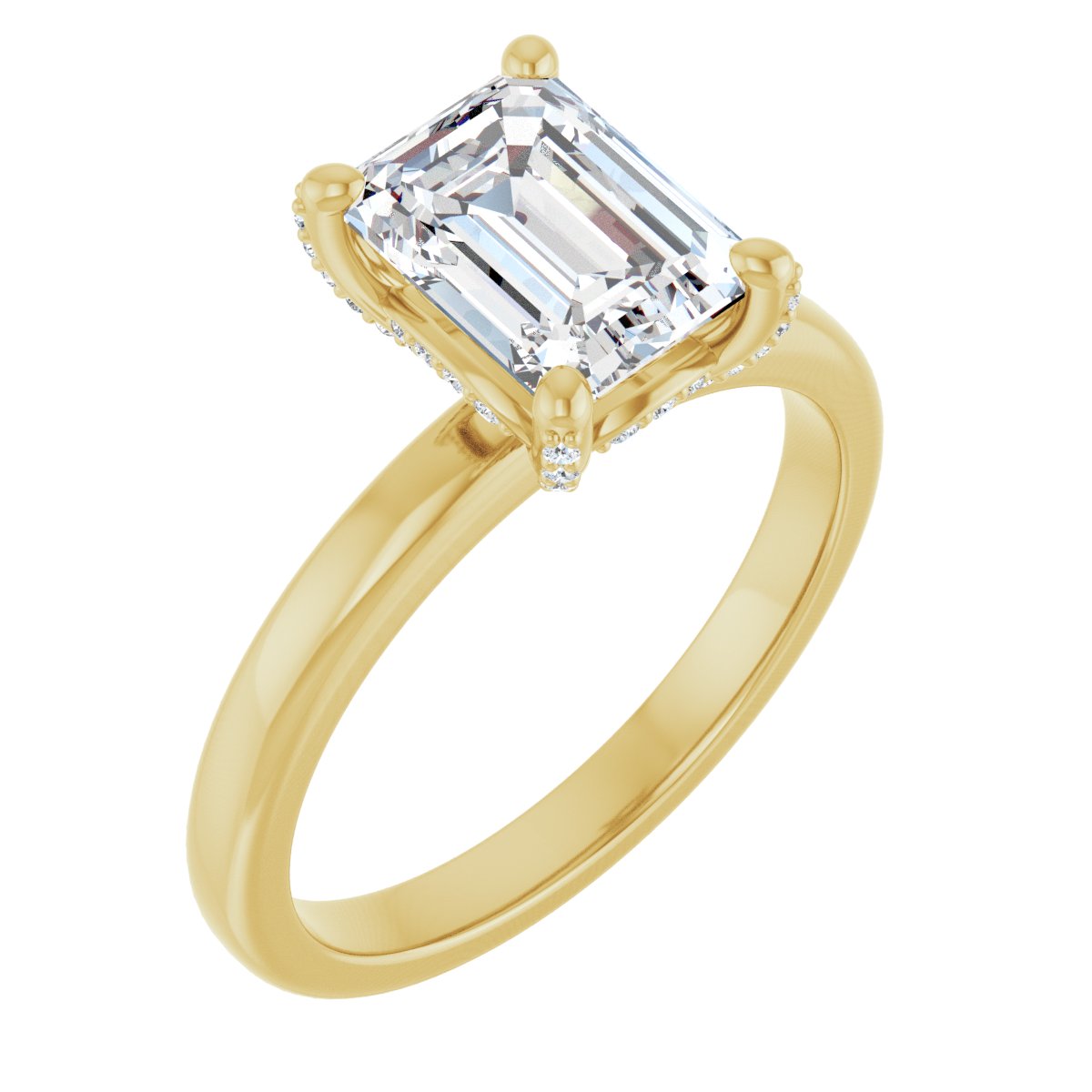 Accented Engagement Ring
