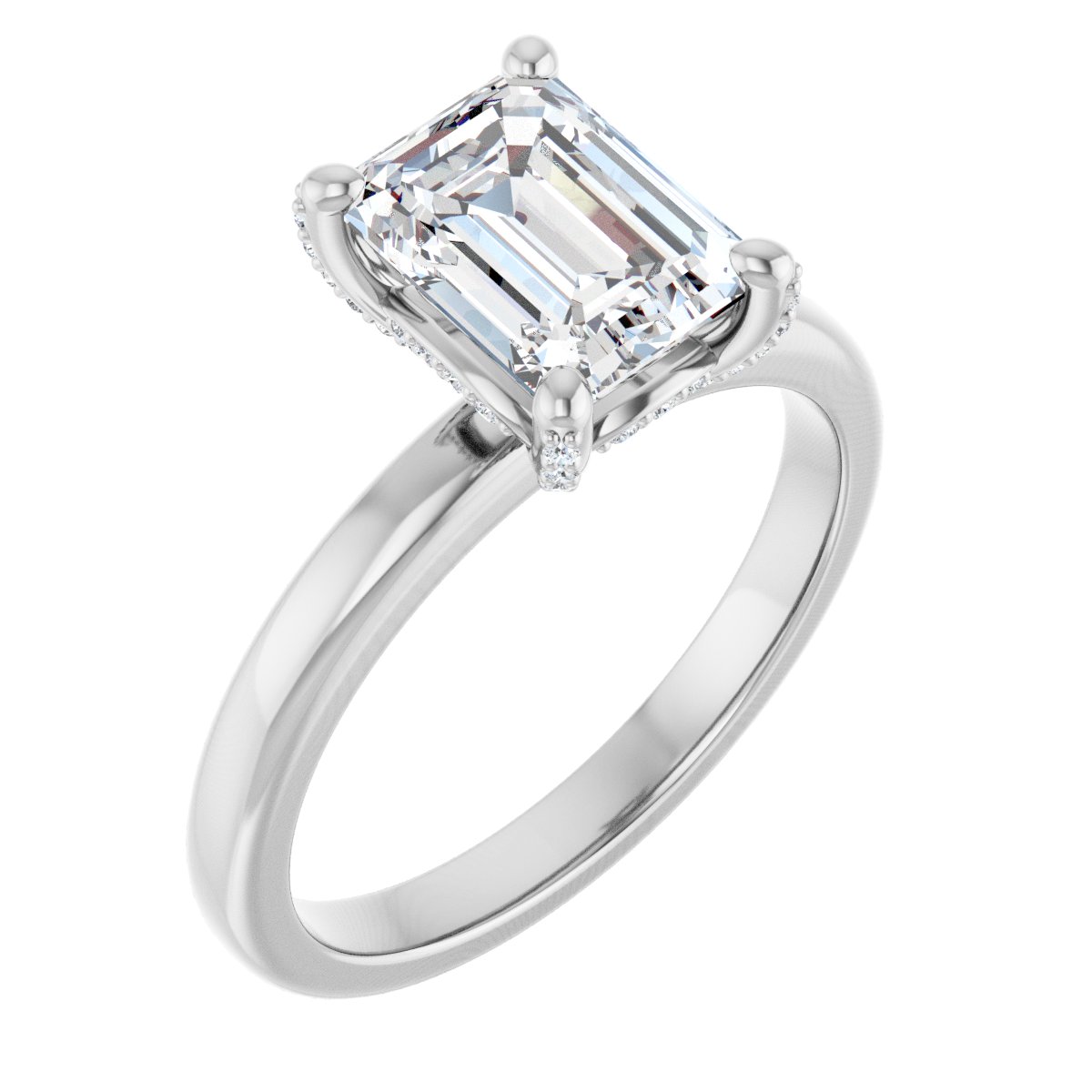 Accented Engagement Ring